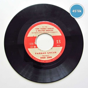 NURAN ŞENER - Parmak Çocuk - Çam Ağacı İle Yaralı Kuş - 45lik Plak