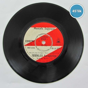 MUSTAFA SAĞYAŞAR - İbibikler, Karagözlüm - Açmazsan Eğer - 45lik Plak
