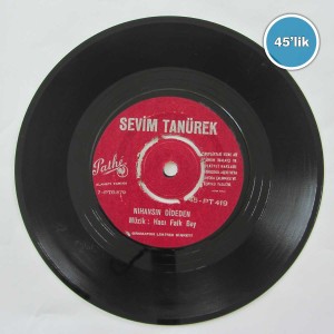 SEVİM TANÜREK - Nihansın Dideden - Kanaryam - 45lik Plak