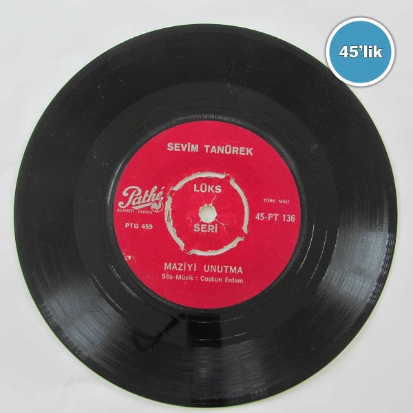 SEVİM TANÜREK – Maziyi Unutma – Kader Böyle İmiş – 45lik Plak