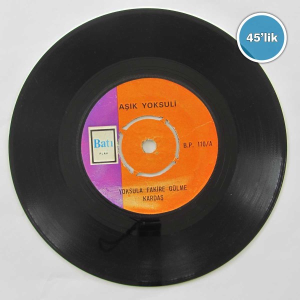 AŞIK YOKSULİ – Yoksula Fakire Gülme Kardaş – Duydun mu – 45lik Plak