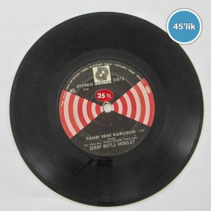 SERAP MUTLU AKBULUT - Tanrı Seni Korusun - Bekledim Gelecektin - 45lik Plak