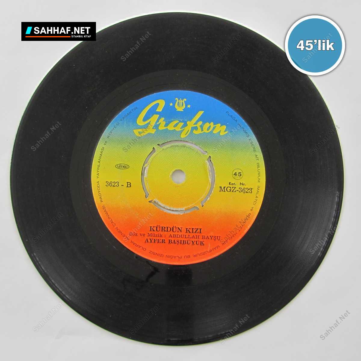 AYFER BAŞIBÜYÜK - Seviyorum Seviyorum - Kürdün Kızı - 45lik Plak 1 AYFER BAŞIBÜYÜK - Seviyorum Seviyorum - Kürdün Kızı - 45lik Plak