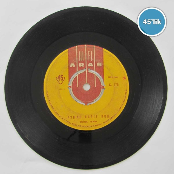 MUNA FERİD – Basra – Asmar Hafif Ruh – 45lik Plak