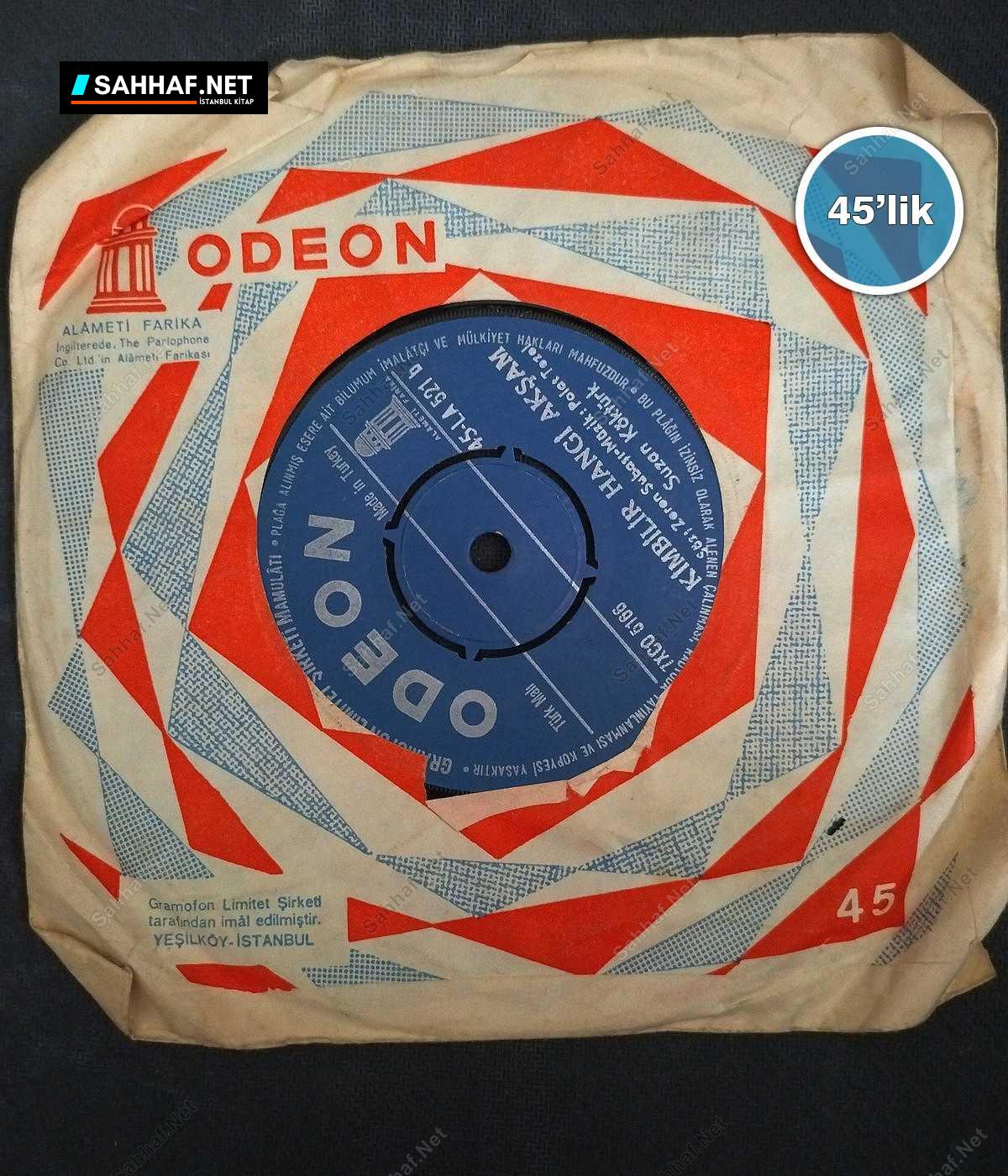 SUZAN GÖKTÜRK - Hayran Olurum Aşkı Bilene - Kim Bilir Hangi Akşam - 45lik Plak 1 SUZAN GÖKTÜRK - Hayran Olurum Aşkı Bilene - Kim Bilir Hangi Akşam - 45lik Plak