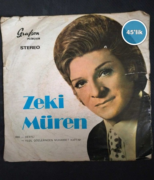 ZEKİ MÜREN - Dertli - Yeşil Gözlerinden Muhabbet Kaptım - 45lik Plak 46 ZEKİ MÜREN – Dertli – Yeşil Gözlerinden Muhabbet Kaptım – 45lik Plak