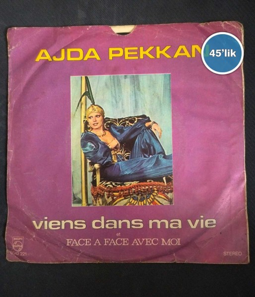 AJDA PEKKAN - Viens Dans Manvie - 45lik Plak 49 AJDA PEKKAN – Viens Dans Manvie – 45lik Plak