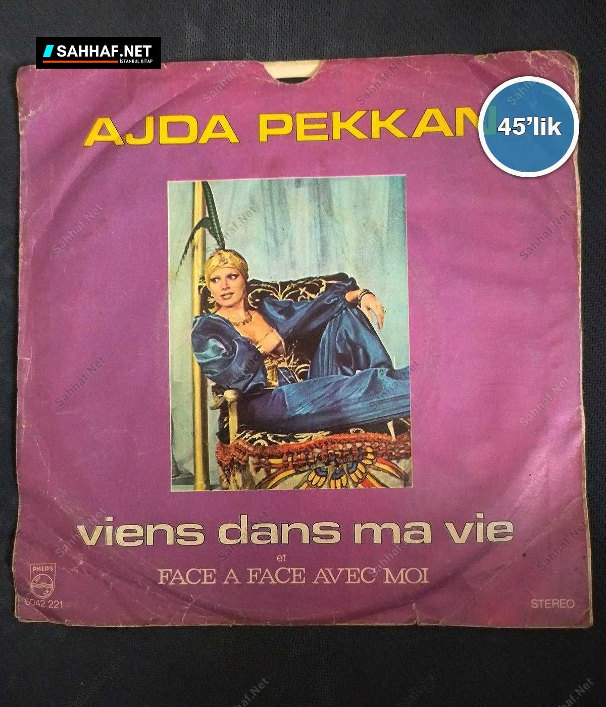 AJDA PEKKAN - Viens Dans Manvie - 45lik Plak 1 AJDA PEKKAN - Viens Dans Manvie - 45lik Plak