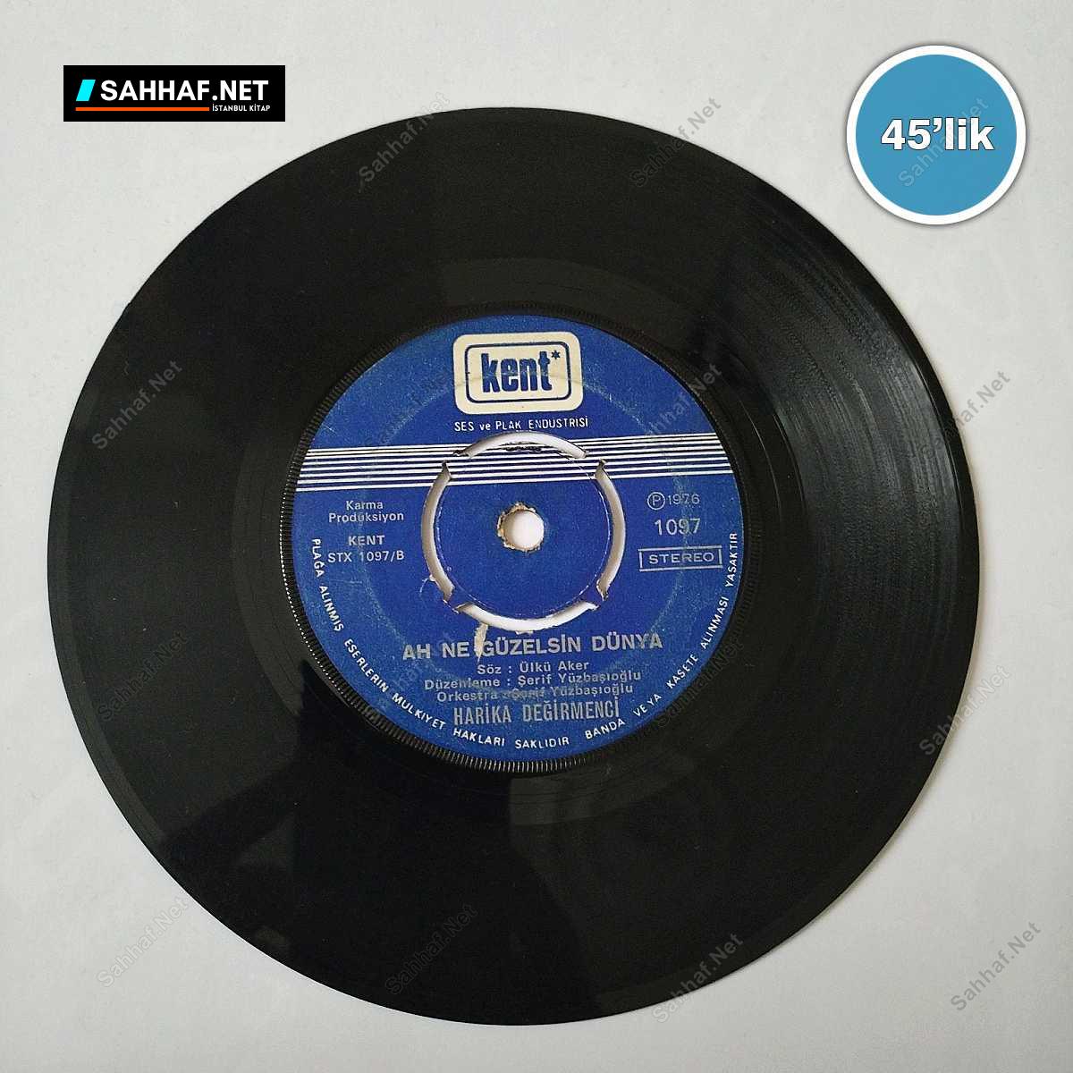 HARİKA DEĞİRMENCİ - Dostmusun Düşmanmısın - Ah Ne Güzelsin Dünya - 45lik Plak 1 HARİKA DEĞİRMENCİ - Dostmusun Düşmanmısın - Ah Ne Güzelsin Dünya - 45lik Plak
