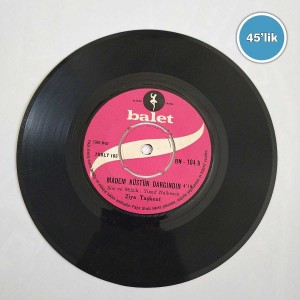 ZİYA TAŞKENT - Bilmem Yanıyor Musun - Madem Küstün Dargındın - 45lik Plak