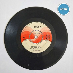 TÜLAY - Sevmedin Mi - Gerçek Sevgi  - 45lik Plak