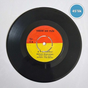 H.P. SAĞIROĞLU - Biraz Yavaş Gitsene - Habuyle Düşünürken - 45lik Plak 2 H.P. SAĞIROĞLU – Biraz Yavaş Gitsene – Habuyle Düşünürken – 45lik Plak