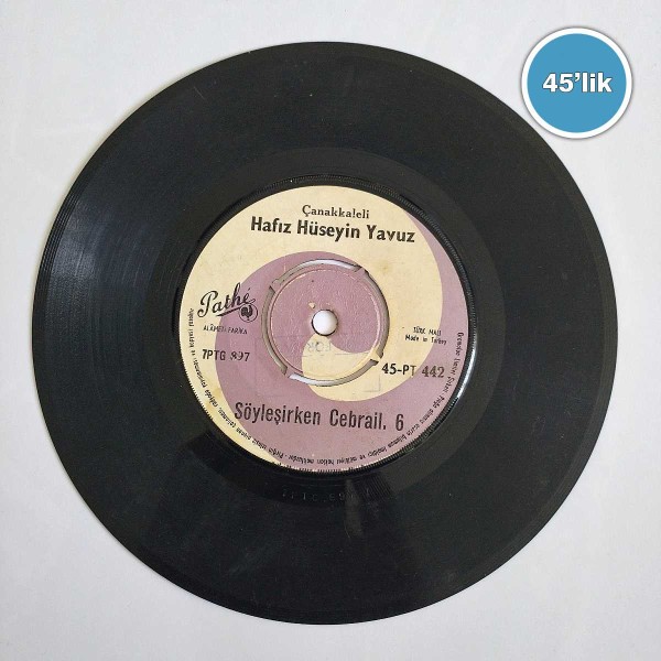 HAFIZ HÜSEYİN YAVUZ – Miraç Bahri 5 – Söyleşirken Cebrail 6  – 45lik Plak