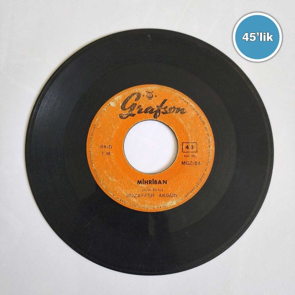 MUZAFFER AKGÜN - Mihriban - Ay Karanlık Bulamadım Yolumu - 45lik Plak 47 MUZAFFER AKGÜN – Mihriban – Ay Karanlık Bulamadım Yolumu – 45lik Plak