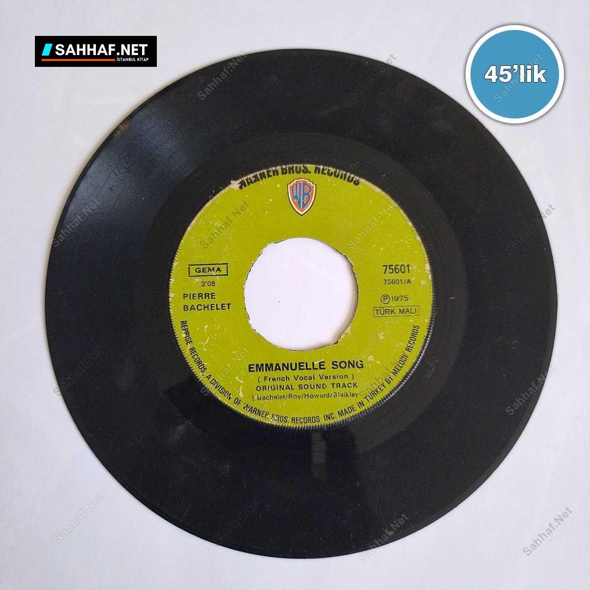 EMANUELLE SONG - Emmanuelle Song - Emmanuelle In Thailand - 45lik Plak 1 EMANUELLE SONG - Emmanuelle Song - Emmanuelle In Thailand - 45lik Plak