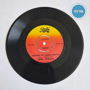 EMİN GÜNDÜZ  - Senden Ayrı Yaşayamam - Kalbime Koy Başını Doktor - 45lik Plak