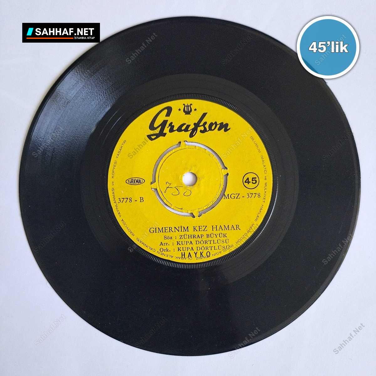 HAYKO - Ahçik Neri Gihapem (eyvallah) - Gimernim Kez Hamar - 45lik Plak 1 HAYKO - Ahçik Neri Gihapem (eyvallah) - Gimernim Kez Hamar - 45lik Plak