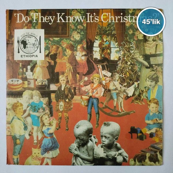 DO THEY KNOW IT'S CHRISTMAS - Do They Know It's Christmas - Feed The World - 45lik Plak 60 DO THEY KNOW IT’S CHRISTMAS – Do They Know It’s Christmas – Feed The World – 45lik Plak