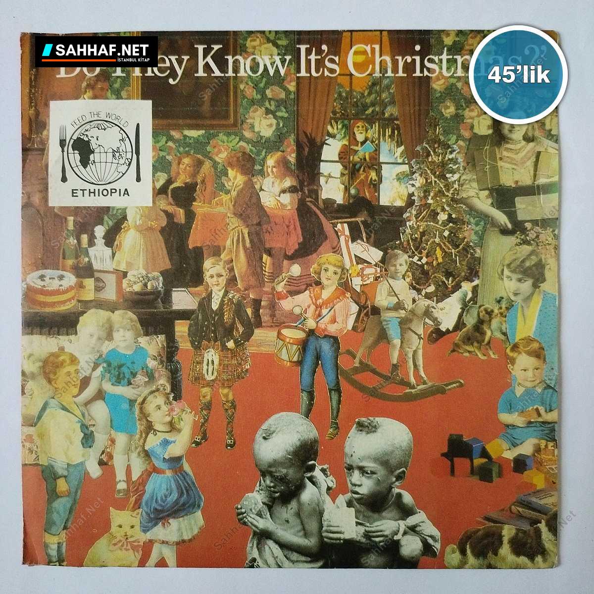 DO THEY KNOW IT'S CHRISTMAS - Do They Know It's Christmas - Feed The World - 45lik Plak 1 DO THEY KNOW IT'S CHRISTMAS - Do They Know It's Christmas - Feed The World - 45lik Plak