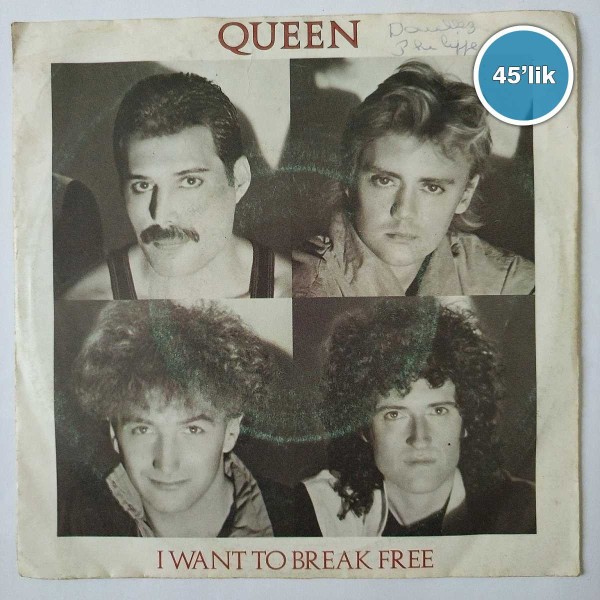 QUEEN – I Want To Break Free – Machines – 45lik Plak - Sahhaf.Net