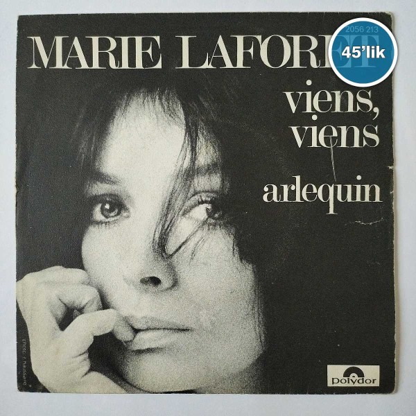 MARIE LAFORET - Viens Viens - Arlequin - 45lik Plak 53 MARIE LAFORET – Viens Viens – Arlequin – 45lik Plak