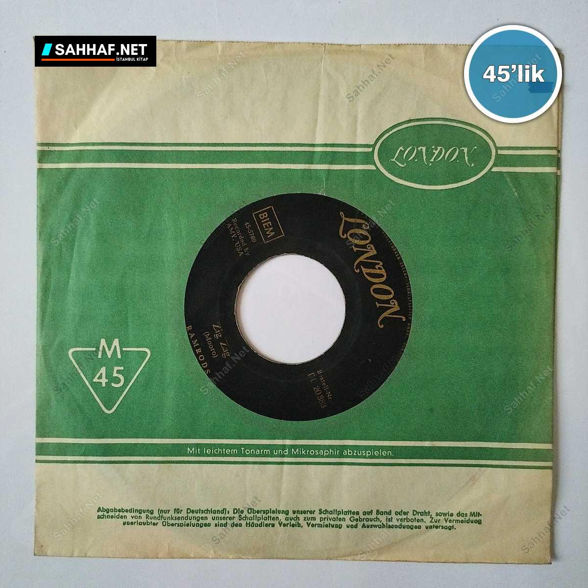 RAMRODS - Zig Zag - Geisterreiter - 45lik Plak 1 RAMRODS - Zig Zag - Geisterreiter - 45lik Plak