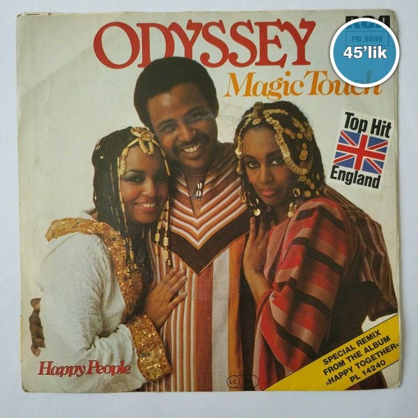 ODYSSEY - Happy People - Magic Touch - 45lik Plak 52 ODYSSEY – Happy People – Magic Touch – 45lik Plak