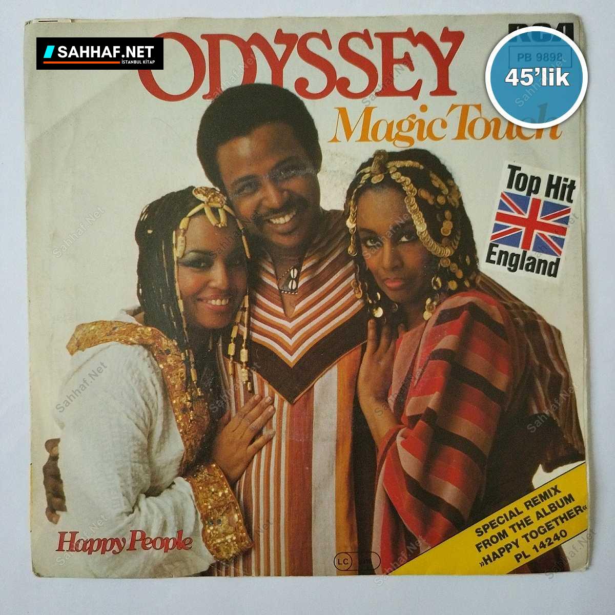 ODYSSEY - Happy People - Magic Touch - 45lik Plak 1 ODYSSEY - Happy People - Magic Touch - 45lik Plak