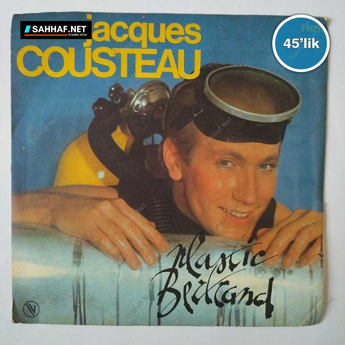 JACQUES COUSTEAU - Plastic Bertrand - 45lik Plak 1 JACQUES COUSTEAU - Plastic Bertrand - 45lik Plak