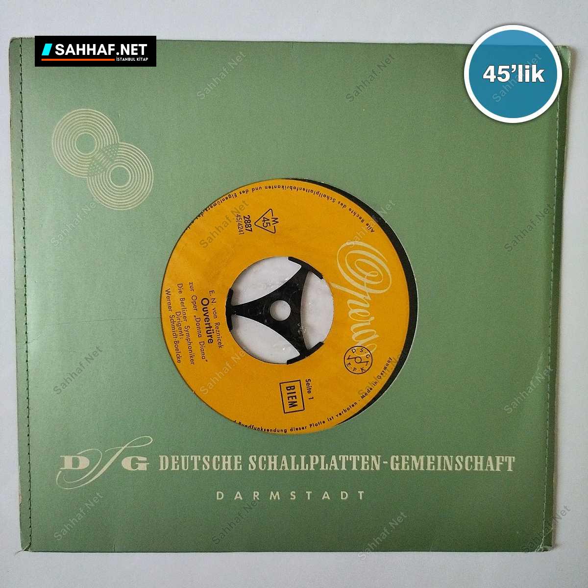 OPERA - Ballszene - Ouvertüre - 45lik Plak 1 OPERA - Ballszene - Ouvertüre - 45lik Plak