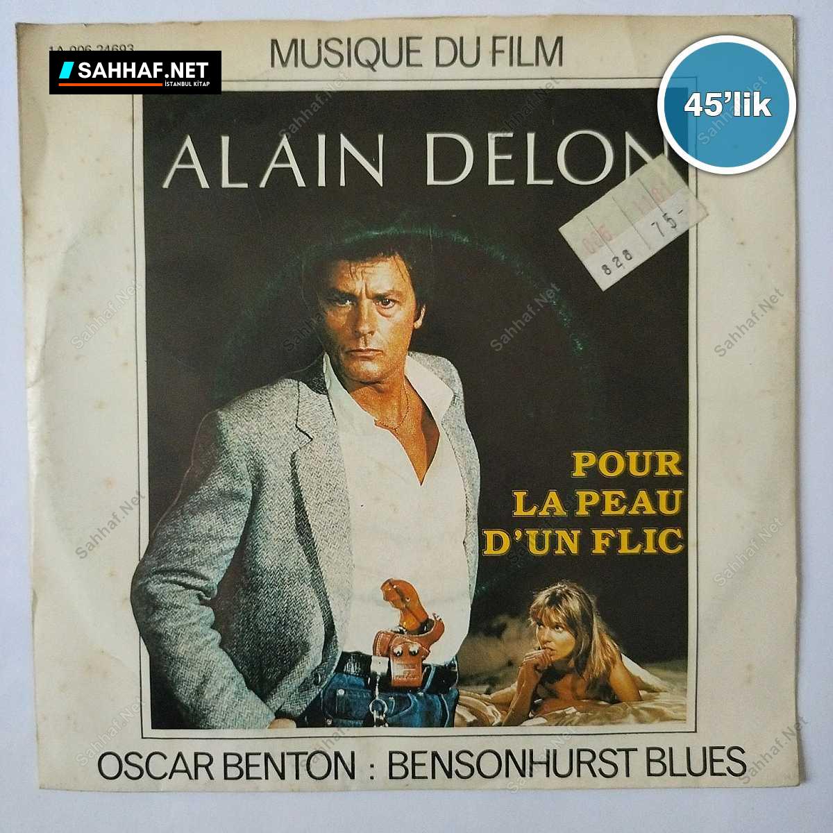 ALAIN DELON - Bensonhurst Blues - Took Me A Long Time - 45lik Plak 1 ALAIN DELON - Bensonhurst Blues - Took Me A Long Time - 45lik Plak