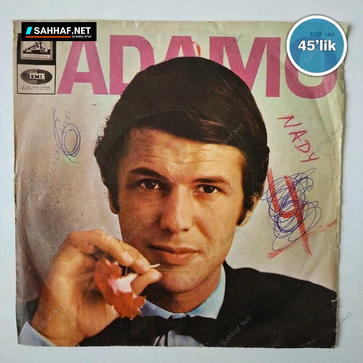ADAMO - Ensemble - Notre Roman - Inchallah - 45lik Plak 1 ADAMO - Ensemble - Notre Roman - Inchallah - 45lik Plak