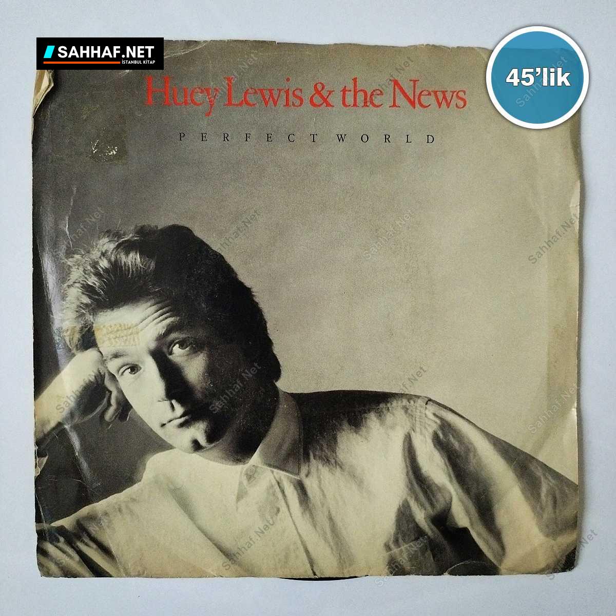 HUCY LEWİS & THE NEWS - Perfect World - Slammin - 45lik Plak 1 HUCY LEWİS & THE NEWS - Perfect World - Slammin - 45lik Plak