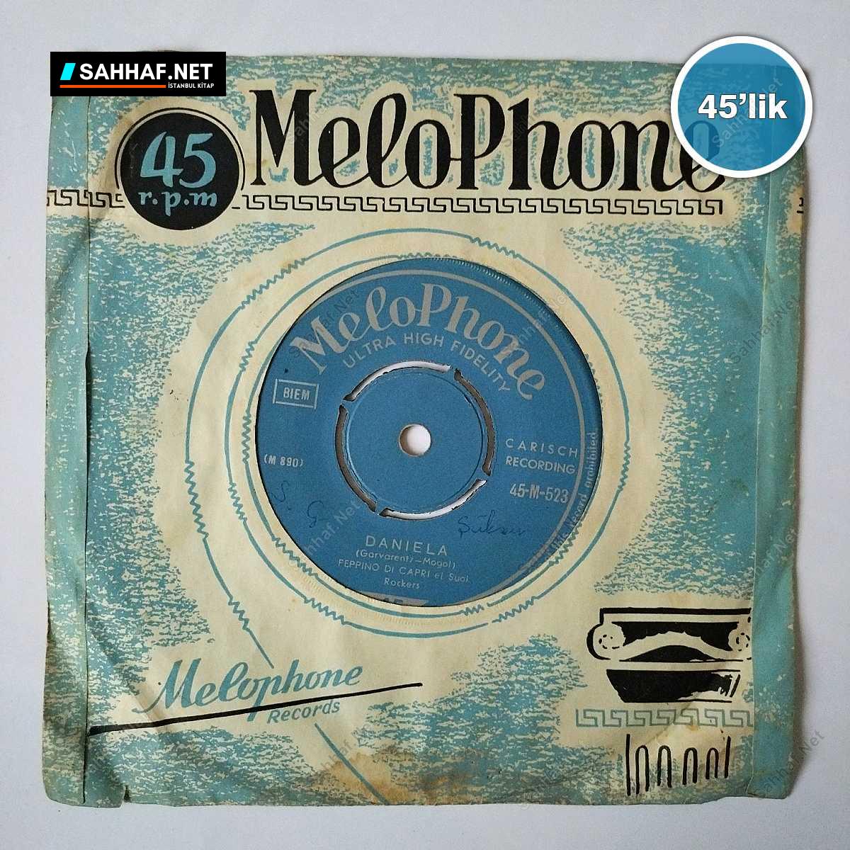 PEPPINO DI CAPRI - Daniela - St. Tropez Twist - 45lik Plak 1 PEPPINO DI CAPRI - Daniela - St. Tropez Twist - 45lik Plak