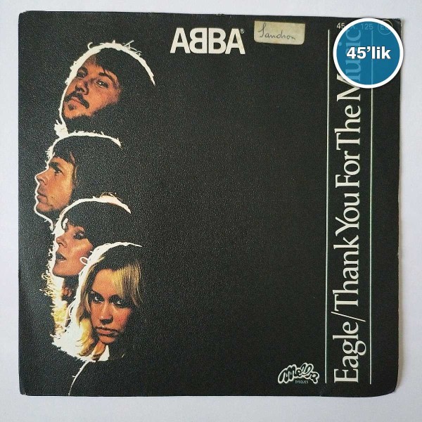 ABBA - Eagle - Thank You For The Music - 45lik Plak 46 ABBA – Eagle – Thank You For The Music – 45lik Plak