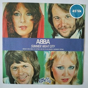 ABBA - Summer Night City - 45lik Plak
