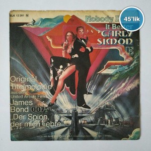 CARLY SIMON - Nobody Does İt Better - After The Storm - 45lik Plak