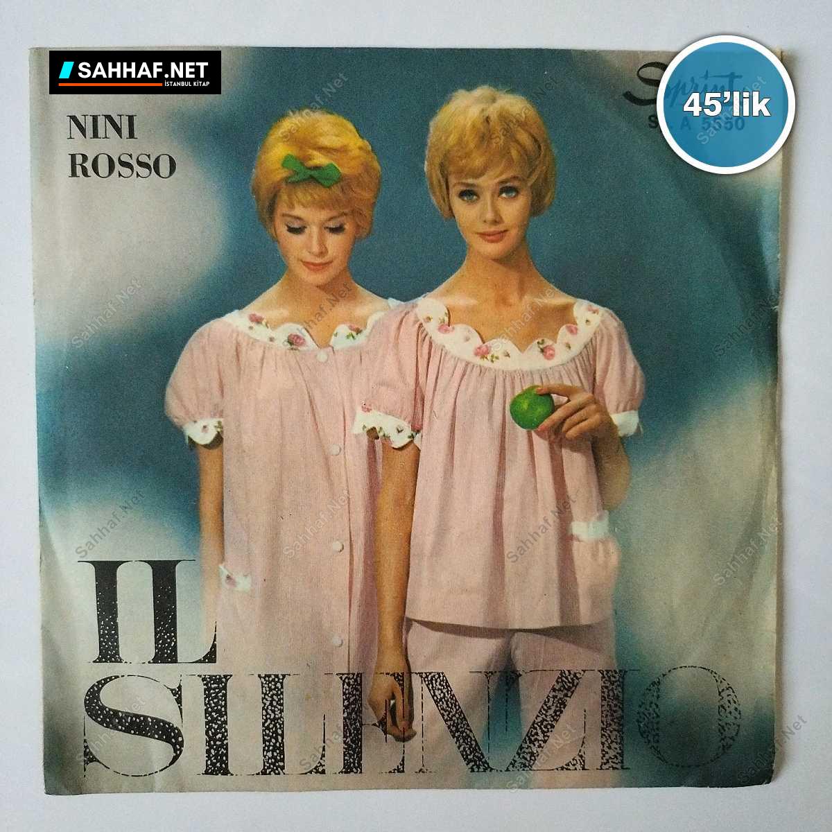 NINI ROSSO - Il Silenzio - Via Caracciolo - 45lik Plak 1 NINI ROSSO - Il Silenzio - Via Caracciolo - 45lik Plak