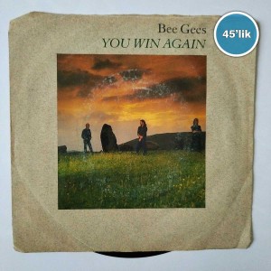BEE GEES - You Win Again - Backtafunk - 45lik Plak