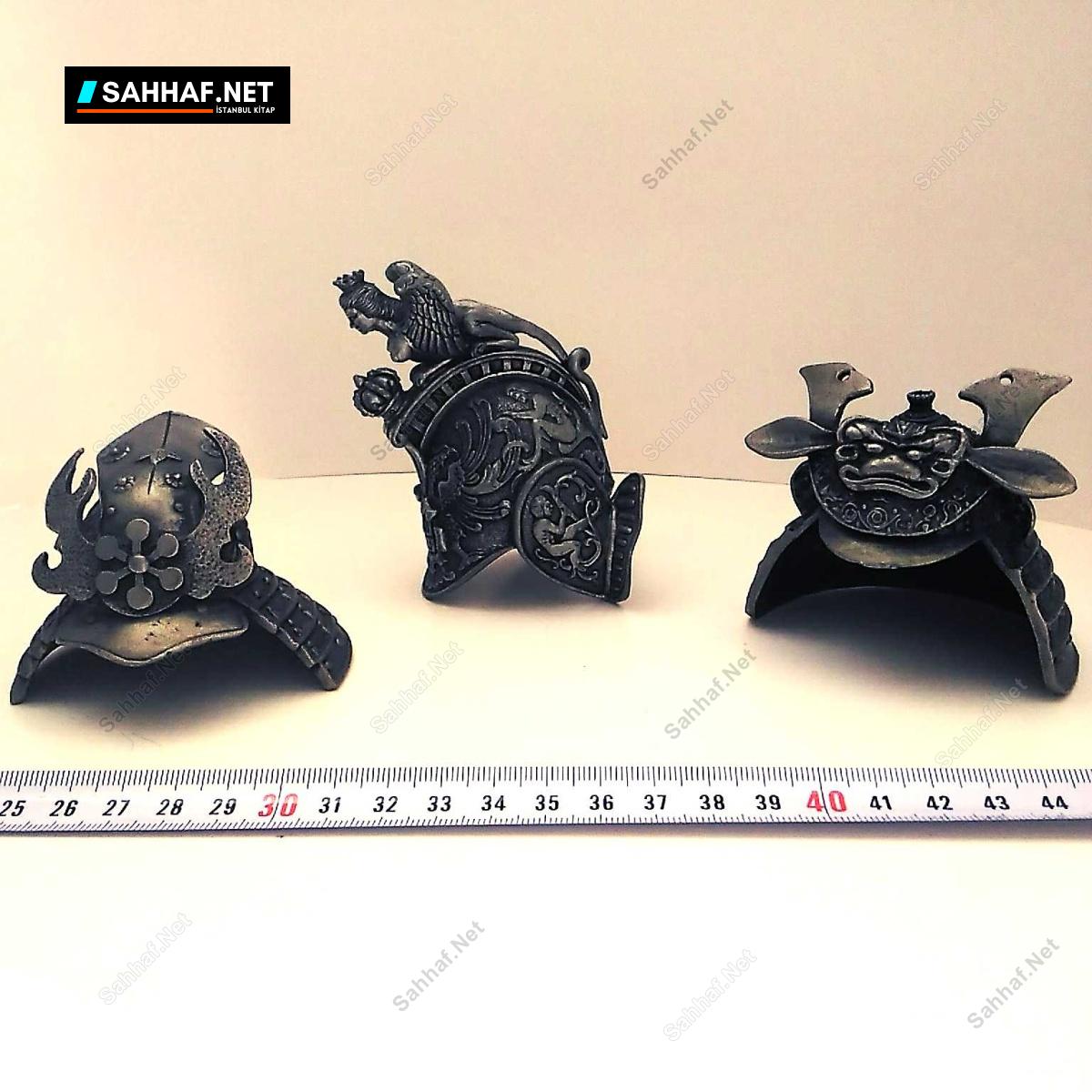 3 Adet Metal Miğfer 1 3 Adet Metal Miğfer