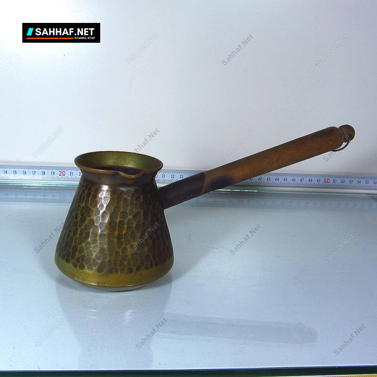 Sovyetler Dönemi Pirinç Cezve 2 Sovyetler Dönemi Pirinç Cezve - Görsel 2