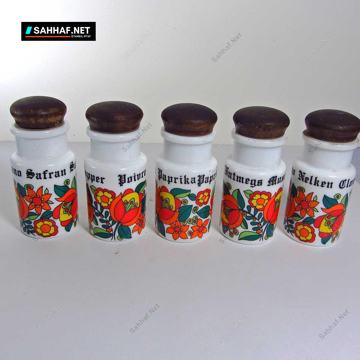 Opal Camdan Beşli Baharat Takımı 2 Opal Camdan Beşli Baharat Takımı - Görsel 2