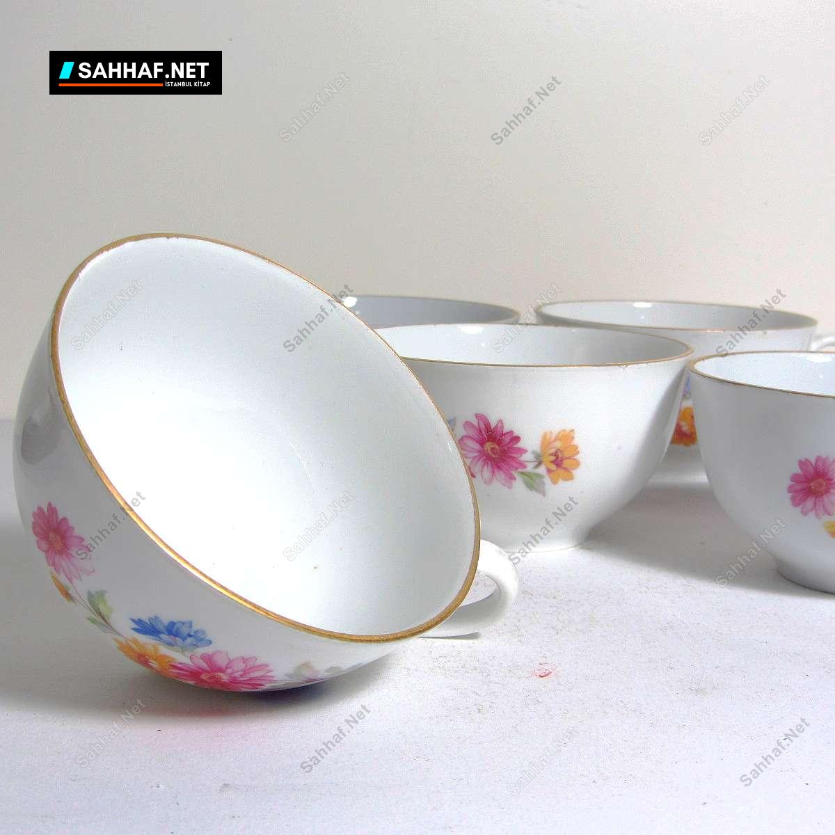 5 Adet Porselen Fincan 2 5 Adet Porselen Fincan - Görsel 2