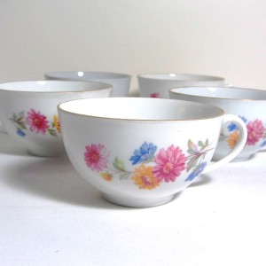 5 Adet Porselen Fincan