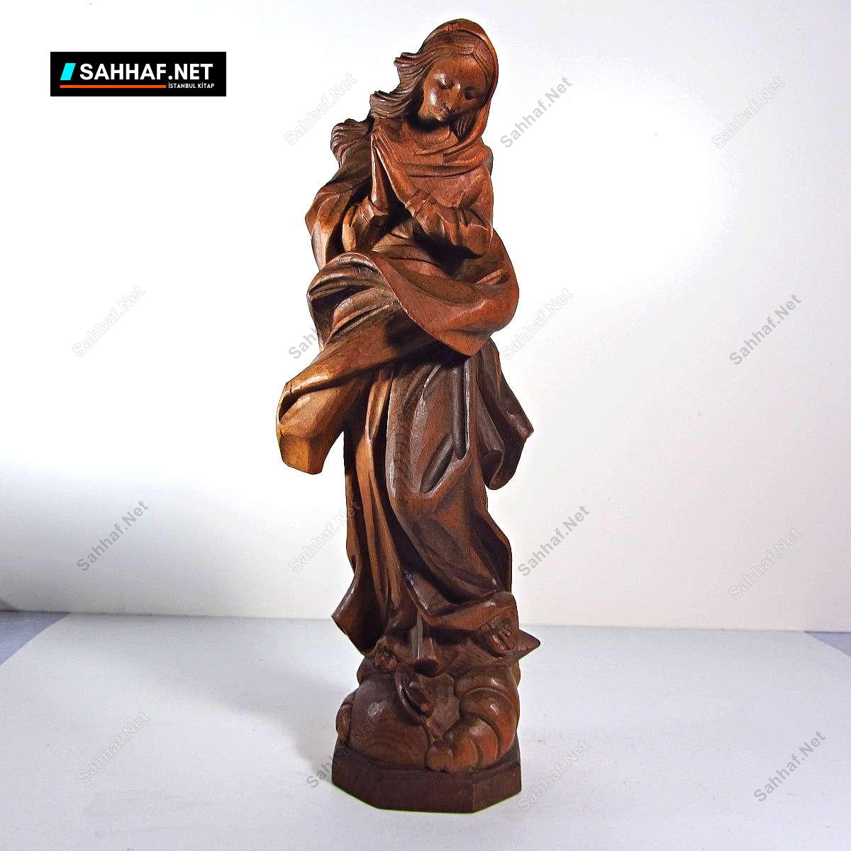 Ahşap Meryem Heykeli 3 Ahşap Meryem Heykeli - Görsel 3