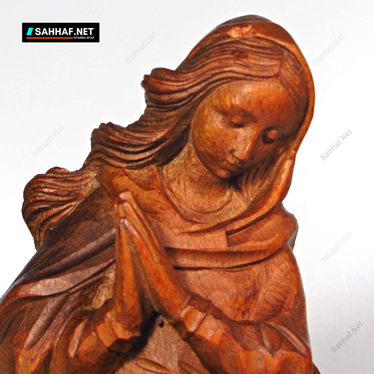 Ahşap Meryem Heykeli 1 Ahşap Meryem Heykeli