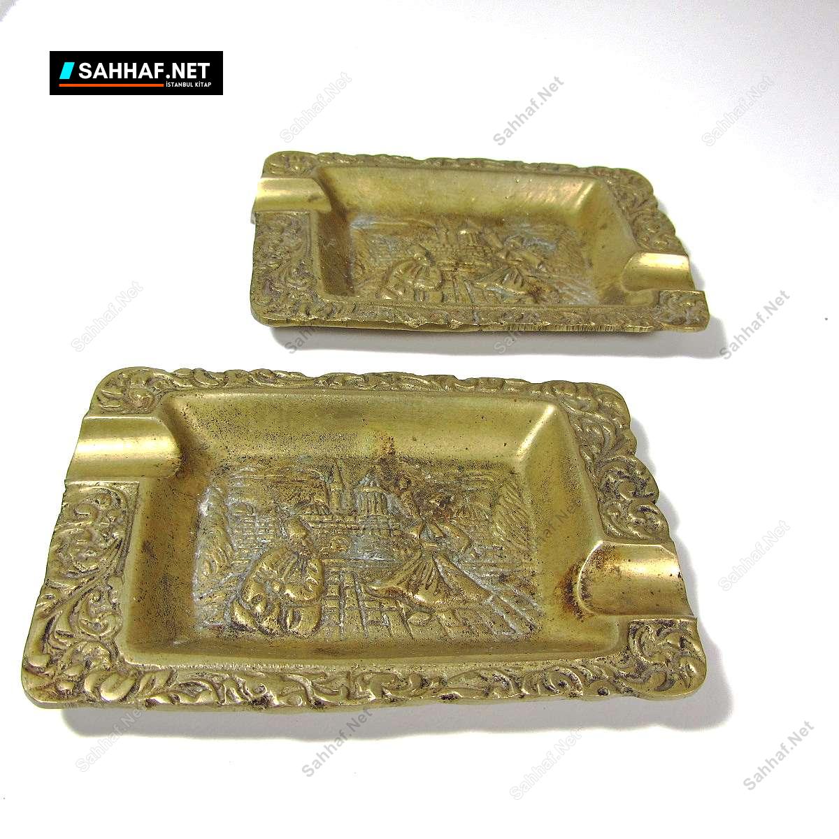 2 Adet Konya Temalı Küllük 88 2 Adet Konya Temalı Küllük