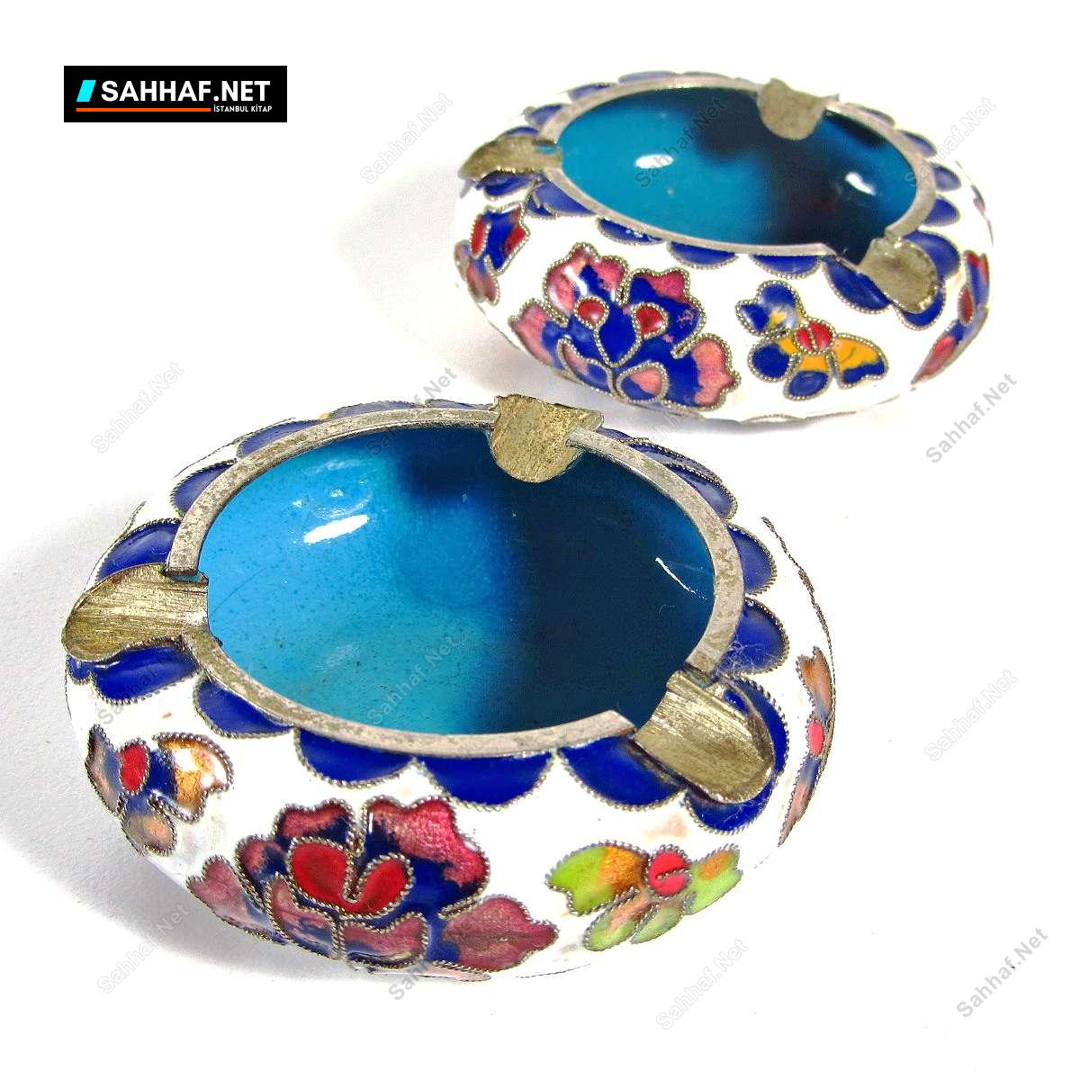 2 Adet Mineli Kül Tabağı 74 2 Adet Mineli Kül Tabağı