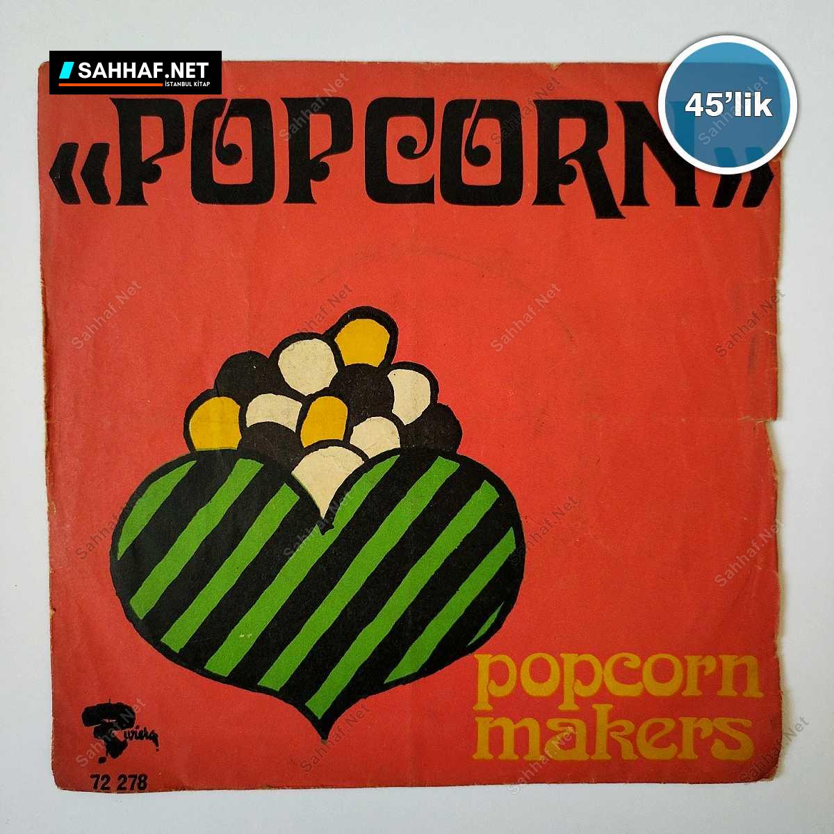 POPCORN MAKERS - Popcorn - Toad In The Hole - 45lik Plak 1 POPCORN MAKERS - Popcorn - Toad In The Hole - 45lik Plak