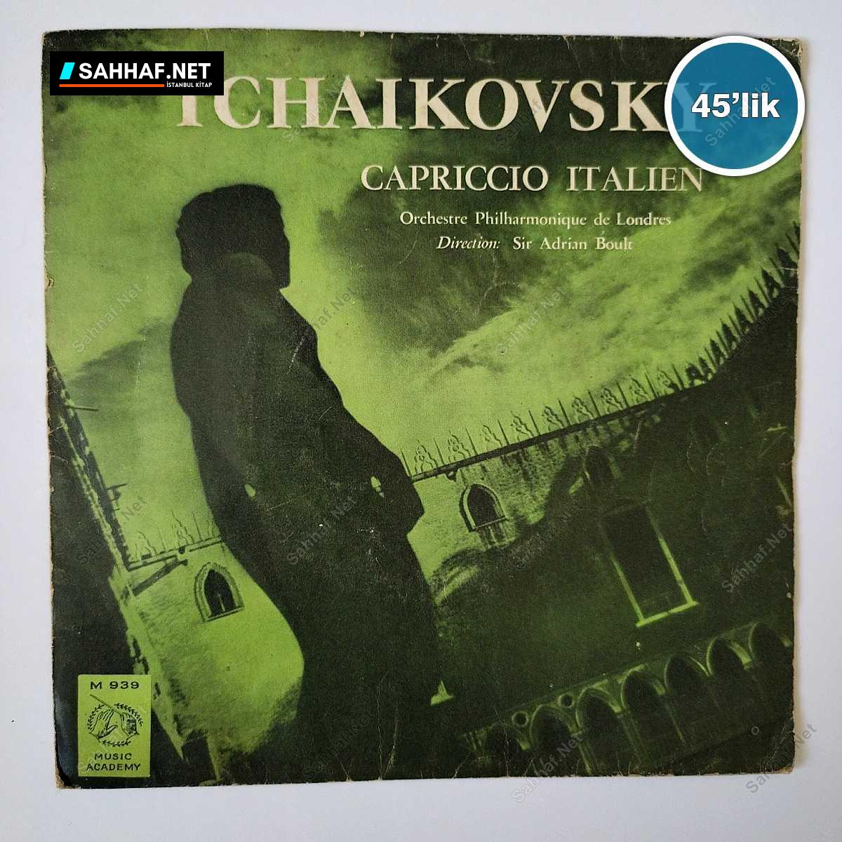 TCHAIKOVSKY - Capriccio Italien, Opus 45 - 45lik Plak 1 TCHAIKOVSKY - Capriccio Italien, Opus 45 - 45lik Plak
